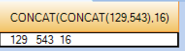 Concatenate numbers in Teradata