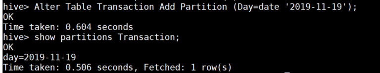 How To Add Partition To An Existing Table In Hive 