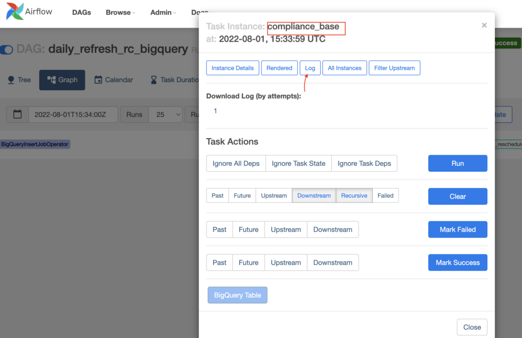 Log file in Apache Airflow